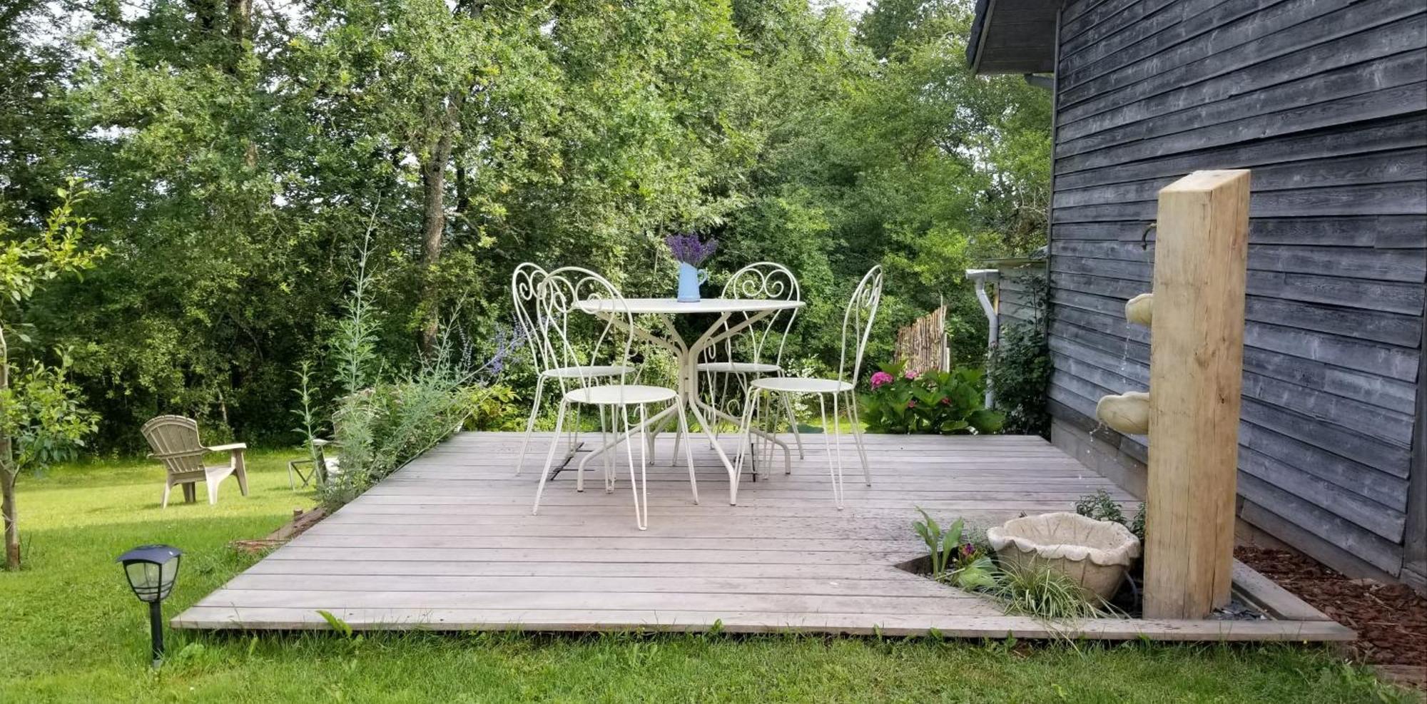 Gite De La Tuillere, Maison Contemporaine En Bois Avec Vue Et Piscine Saint-Aulaire Экстерьер фото